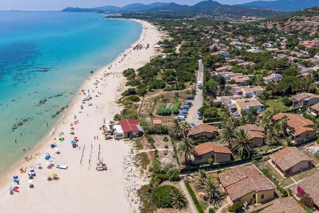 Sea View- 5 Minutes From The Beach Garden, Wi-Fi, Bbq Costa Rei Exterior foto